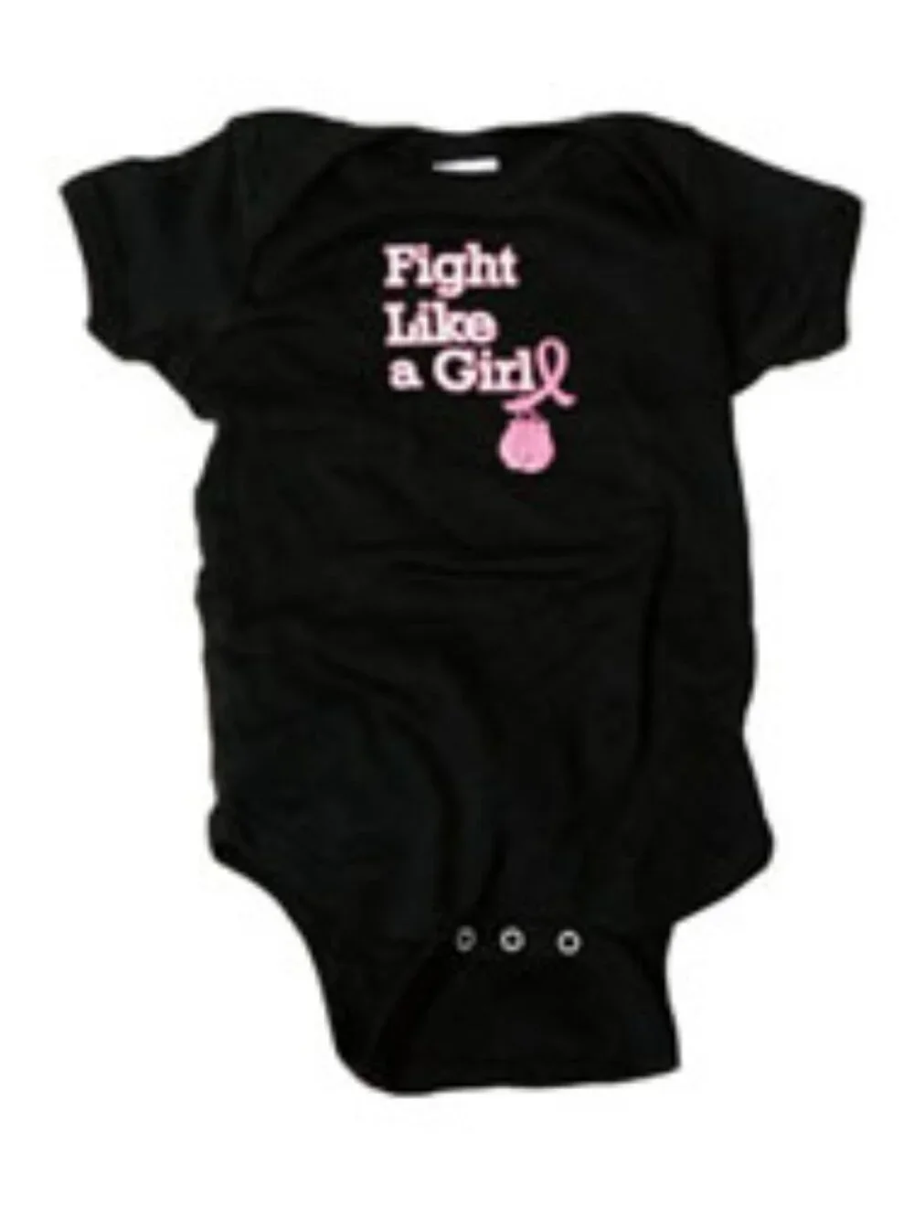 INFANT/TODDLER FIGHT LIKE A GIRL ONE PIECE IN SUPPORT OF BREAST CANCER AWARENESS
